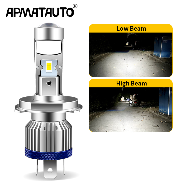 Home Cinema With Projector - H4 HS1 LED Motorcycle Headlight Bulbs