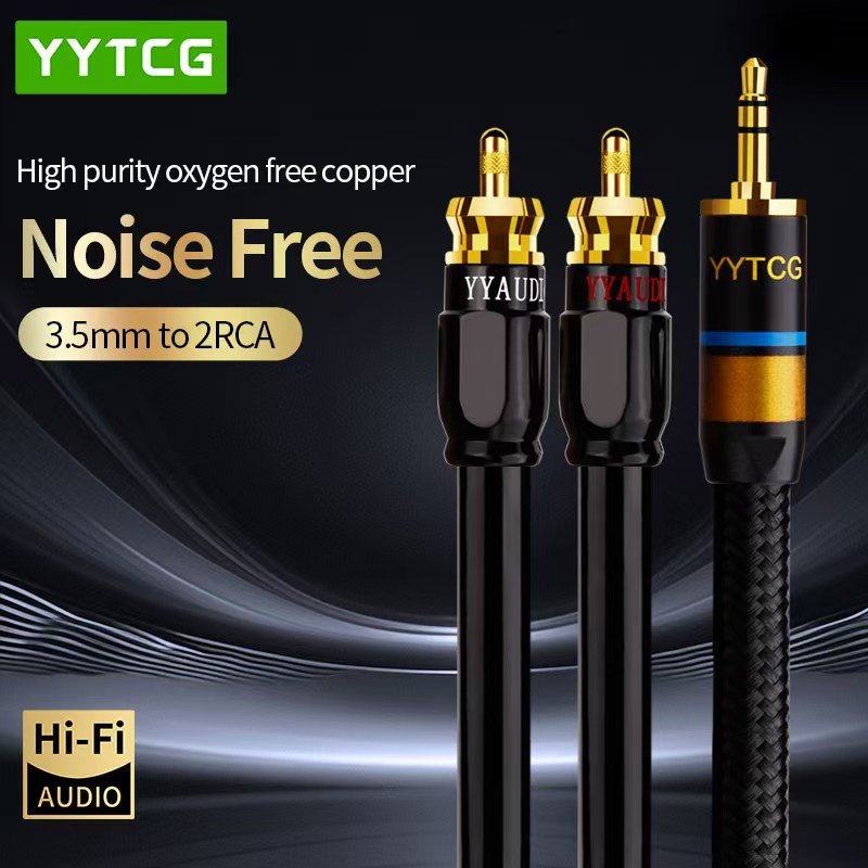 Home Cinema Solution - YYTCG RCA Cable HiFi Stereo 3.5mm