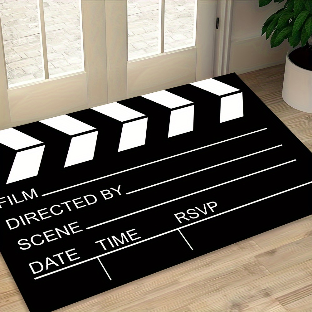 Home Cinema Accessories - VIKAMA Film Director's Clapperboard Creative Rug