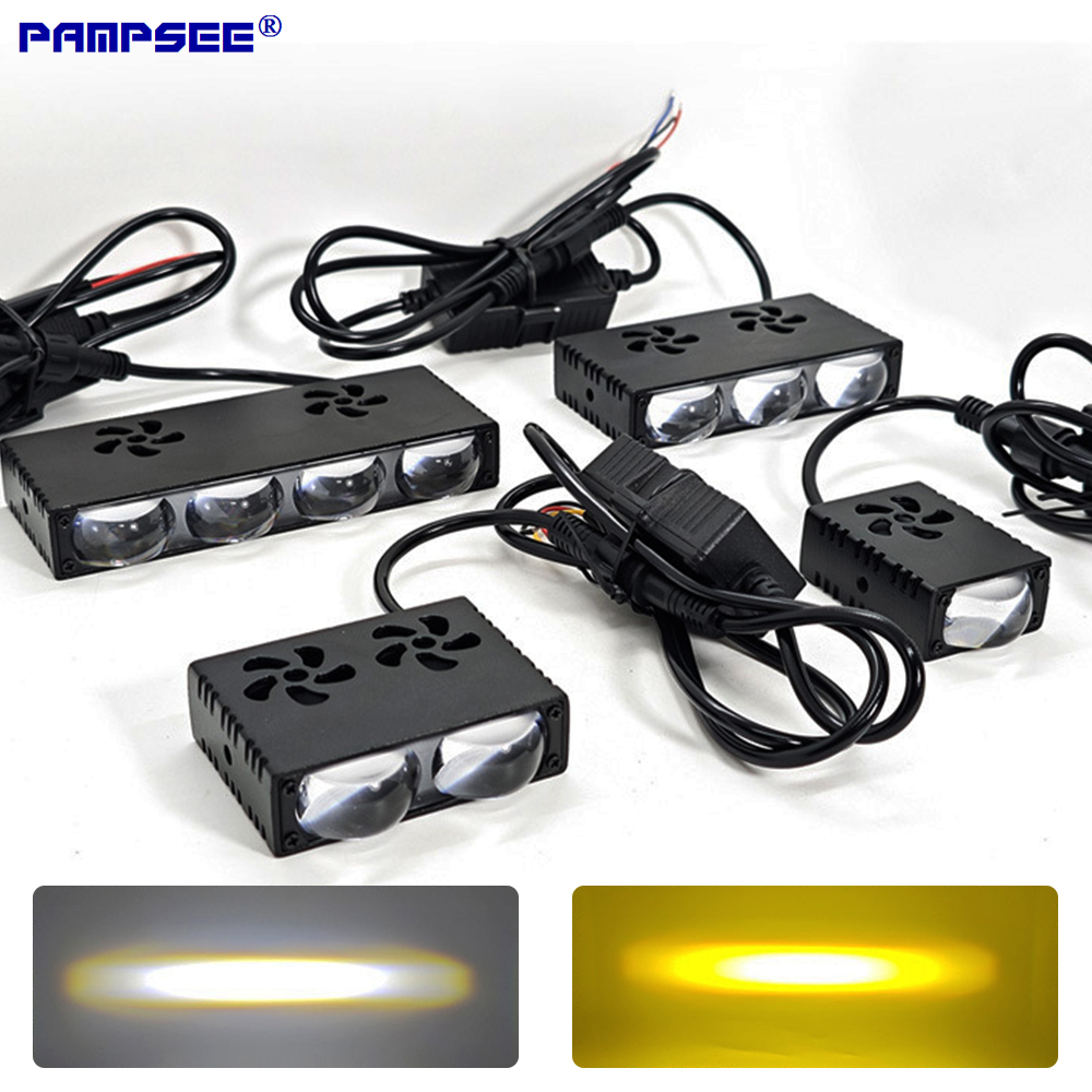 Home Cinema With Projector - Car Grille LED Headlight Work Light