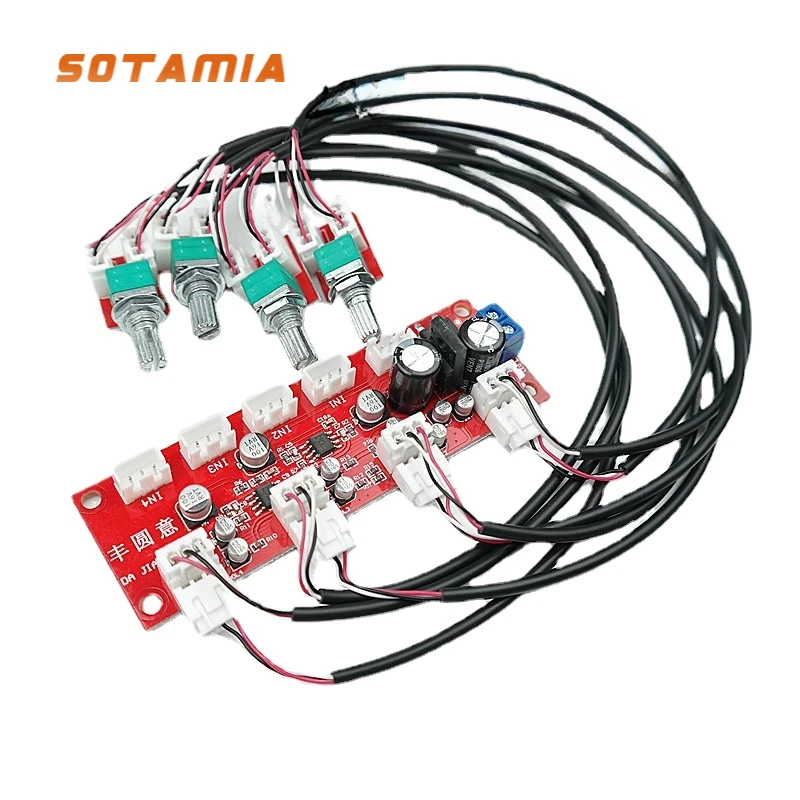 Home Cinema Solution - SOTAMIA NE5532 4 Way Input Mixer