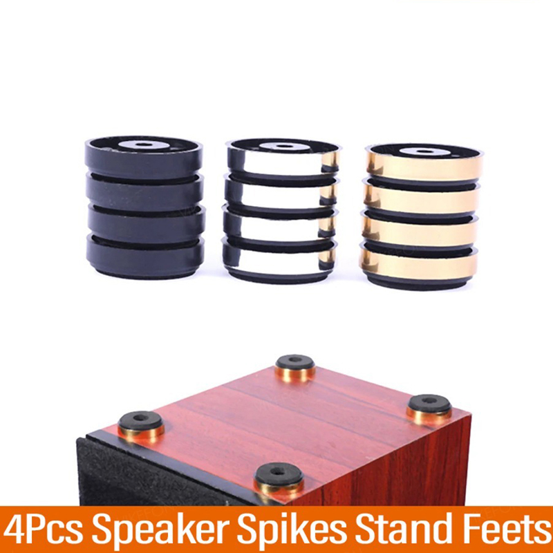4Pcs Speaker Spikes Stand Part - Home Cinema Accessories 评论和价格