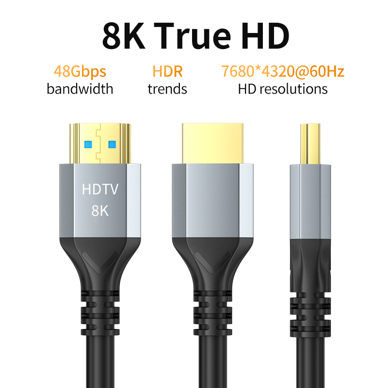 8K HDMI 2.1 Cable 4K@120Hz 8K@ - Hdmi Arc Cable 评论和价格