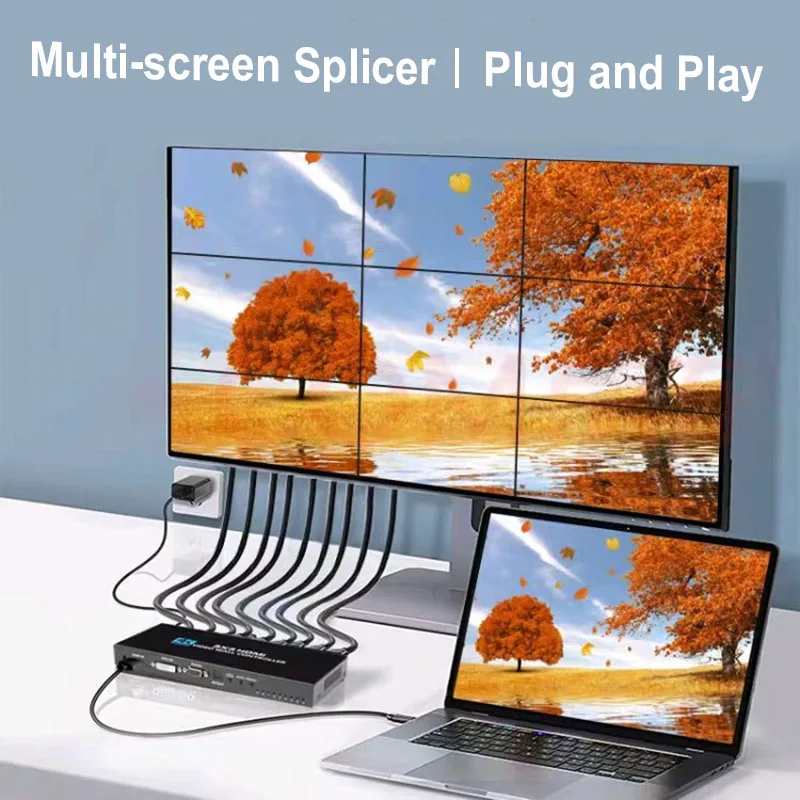 4K 3x3 3 6 9 Screen Video Wall - Home Cinema Video Processor 评论和价格