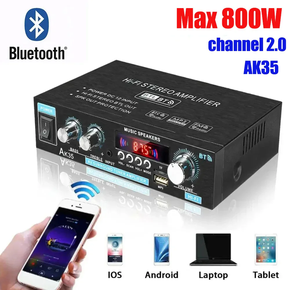 AK35 HiFi Digital Bluetooth Am - Home Cinema Bluetooth 评论和价格