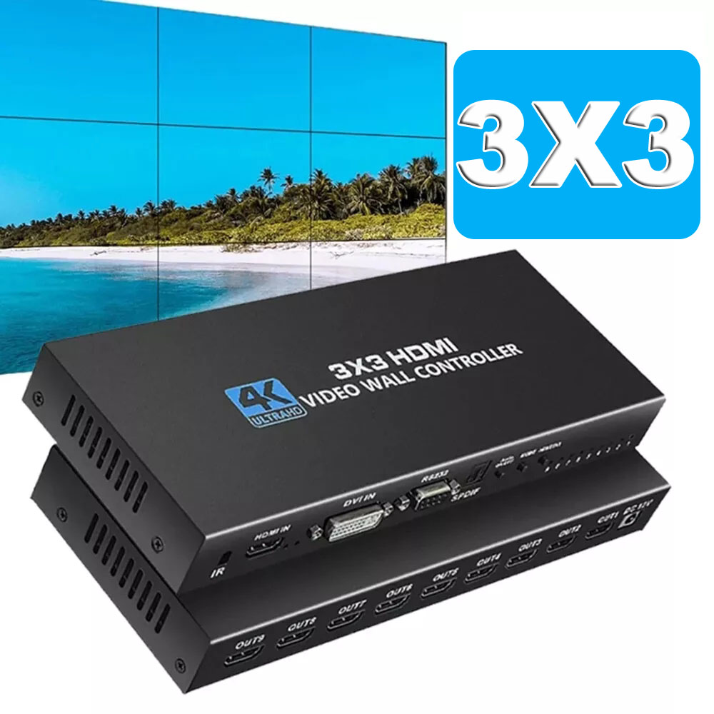 4K HDMI Video Wall Controller  - Home Cinema Video Processor 评论和价格