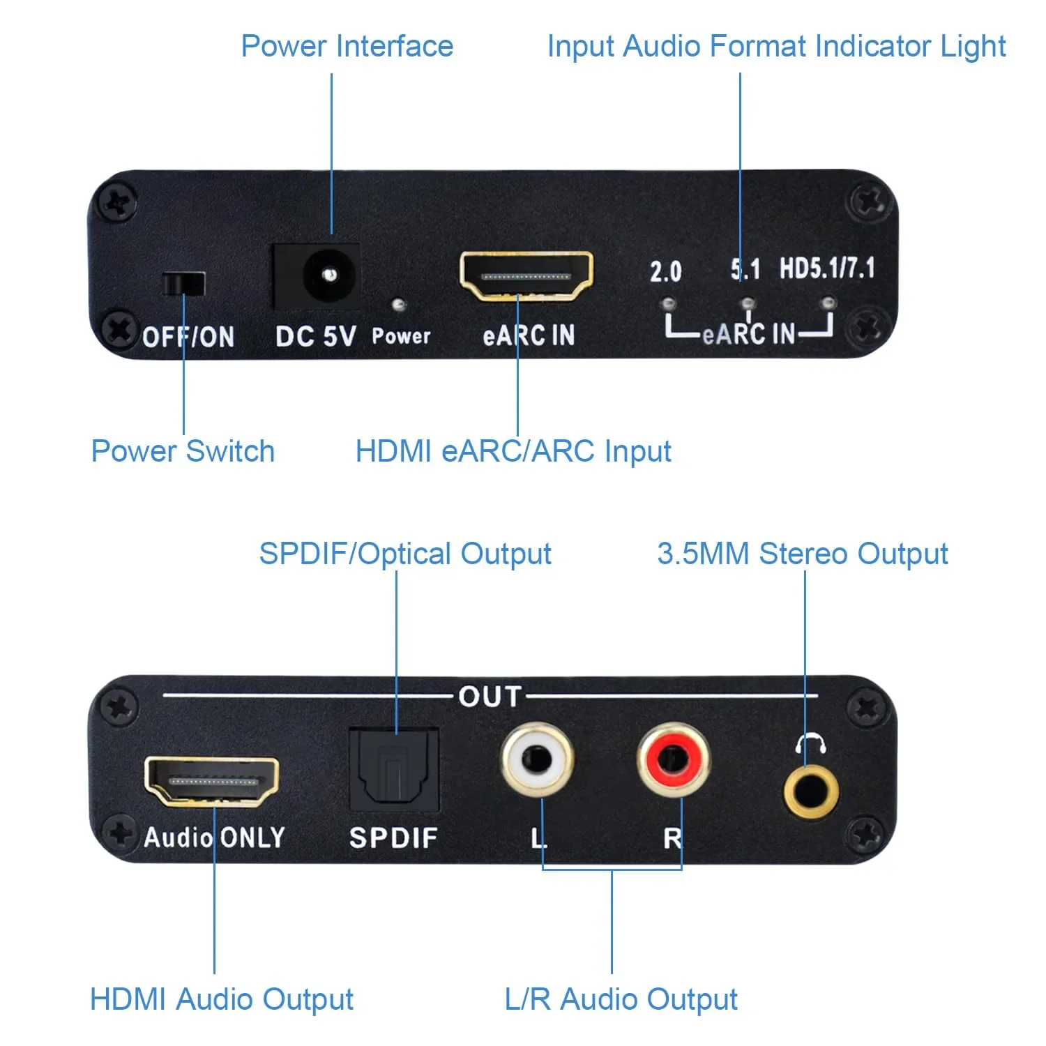 192KHz HDMI EARC ARC to RCA Au - Hdmi Arc Cable 评论和价格
