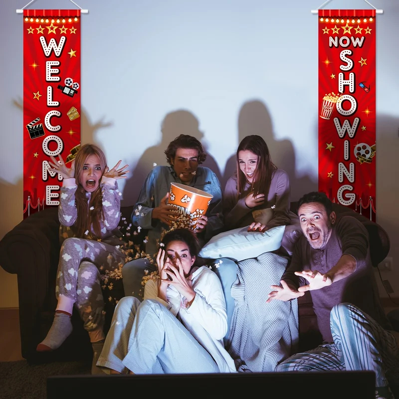 1 pair, 2D flat, red neon welc - Home Cinema Events 评论和价格