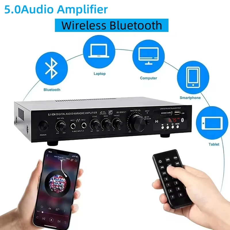 AV-369BT Bluetooth 5.1 Sound S - Home Cinema Bluetooth 评论和价格