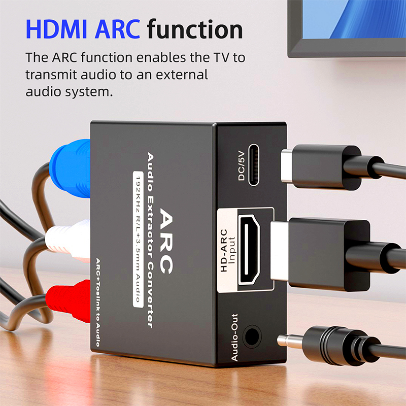 192KHz ARC Audio Extractor DAC - Hdmi Arc Cable 评论和价格