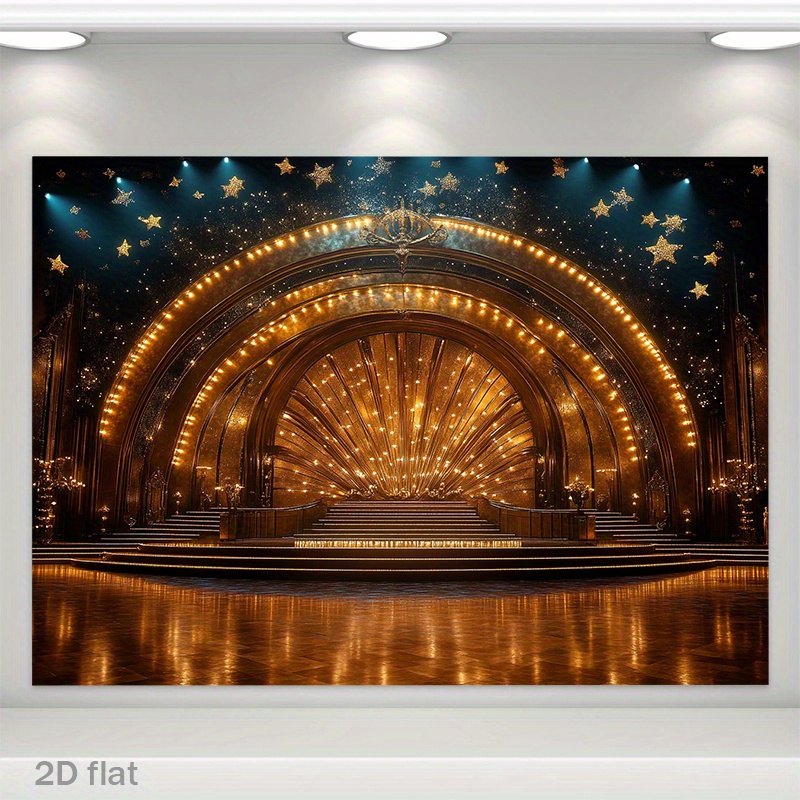 Luxury Golden Theater Stage Ar - Home Cinema Events 评论和价格