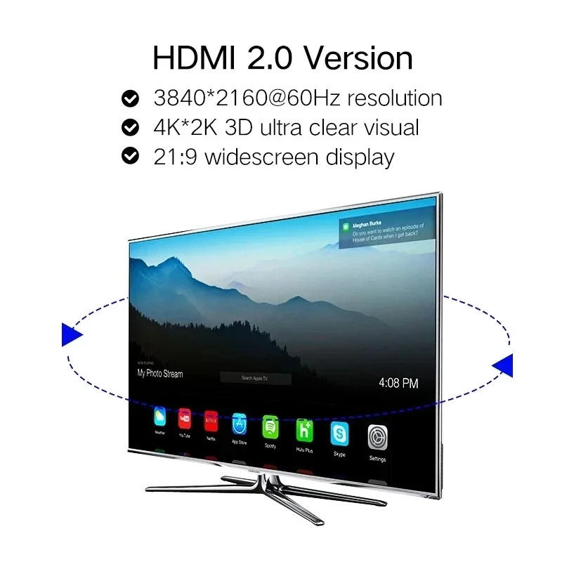 4K 60Hz HDMI Fiber Optic Cable - Hdmi Arc Cable 评论和价格