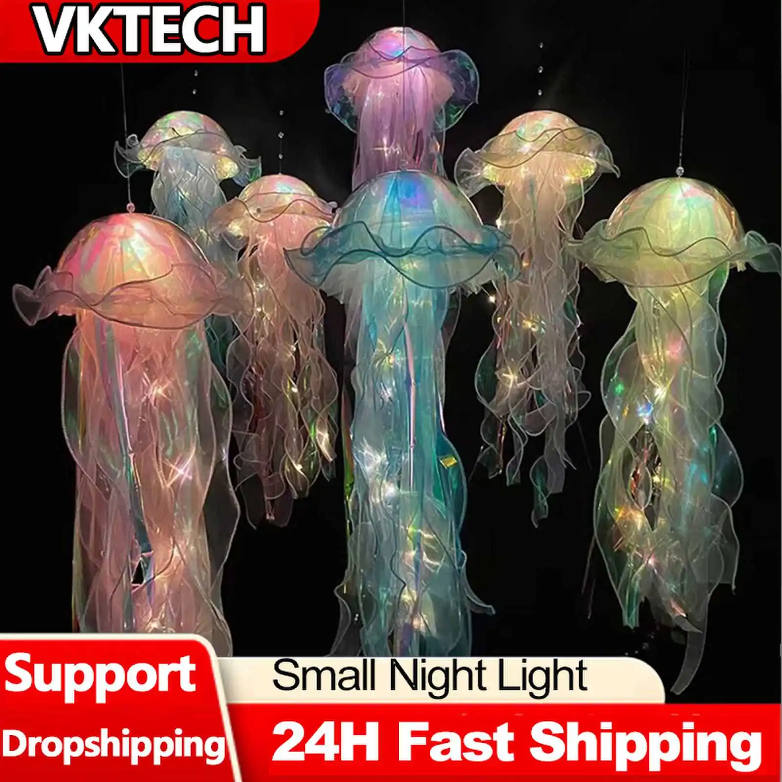 Jellyfish Lamp Portable Flower - Home Cinema Room 评论和价格