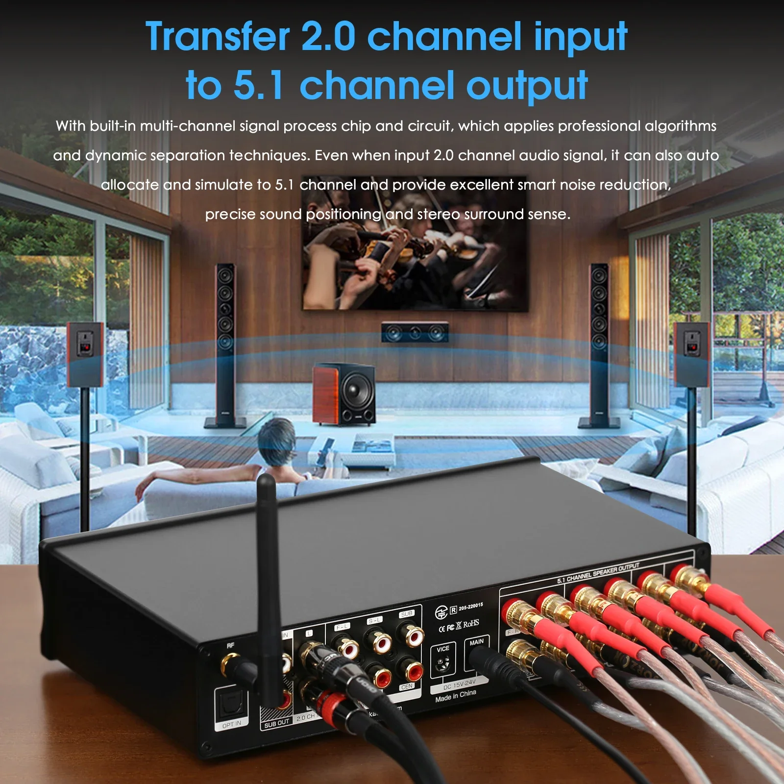 Douk Audio 5.1 Channel Digital - Home Cinema Bluetooth 评论和价格