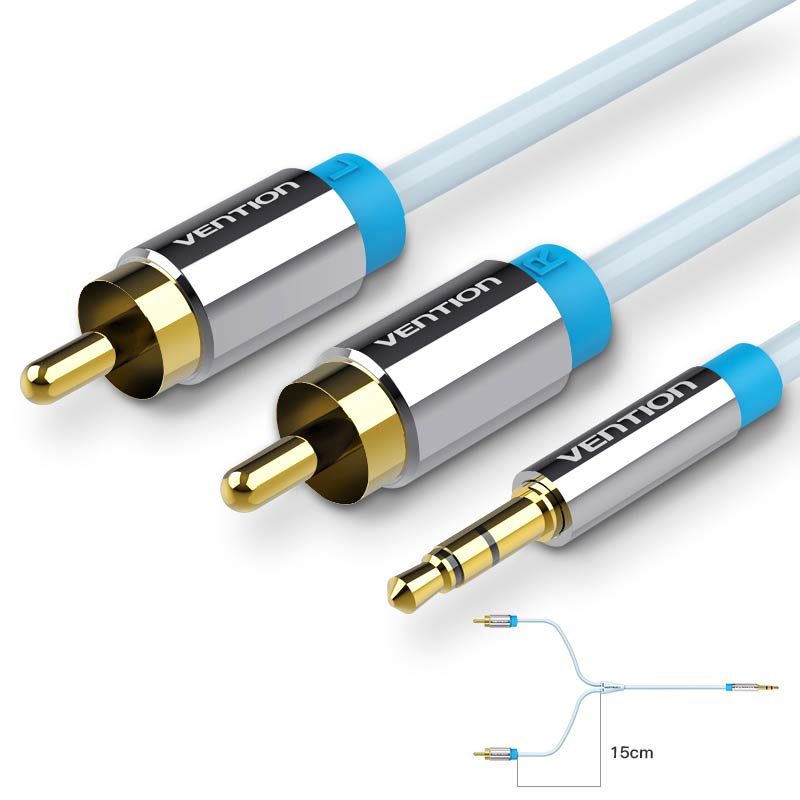 Vention RCA Cable 3.5 to 2rca  - Home Cinema Idea 评论和价格
